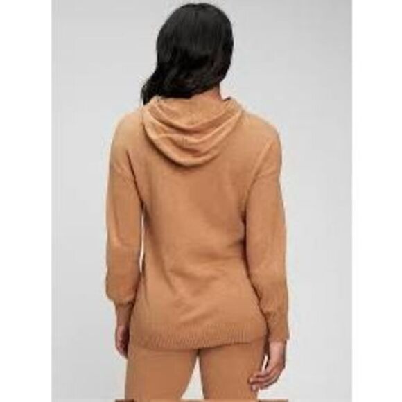 Gap Maternity camel brown sweatshirt hoodie size XS - Picture 3 of 6